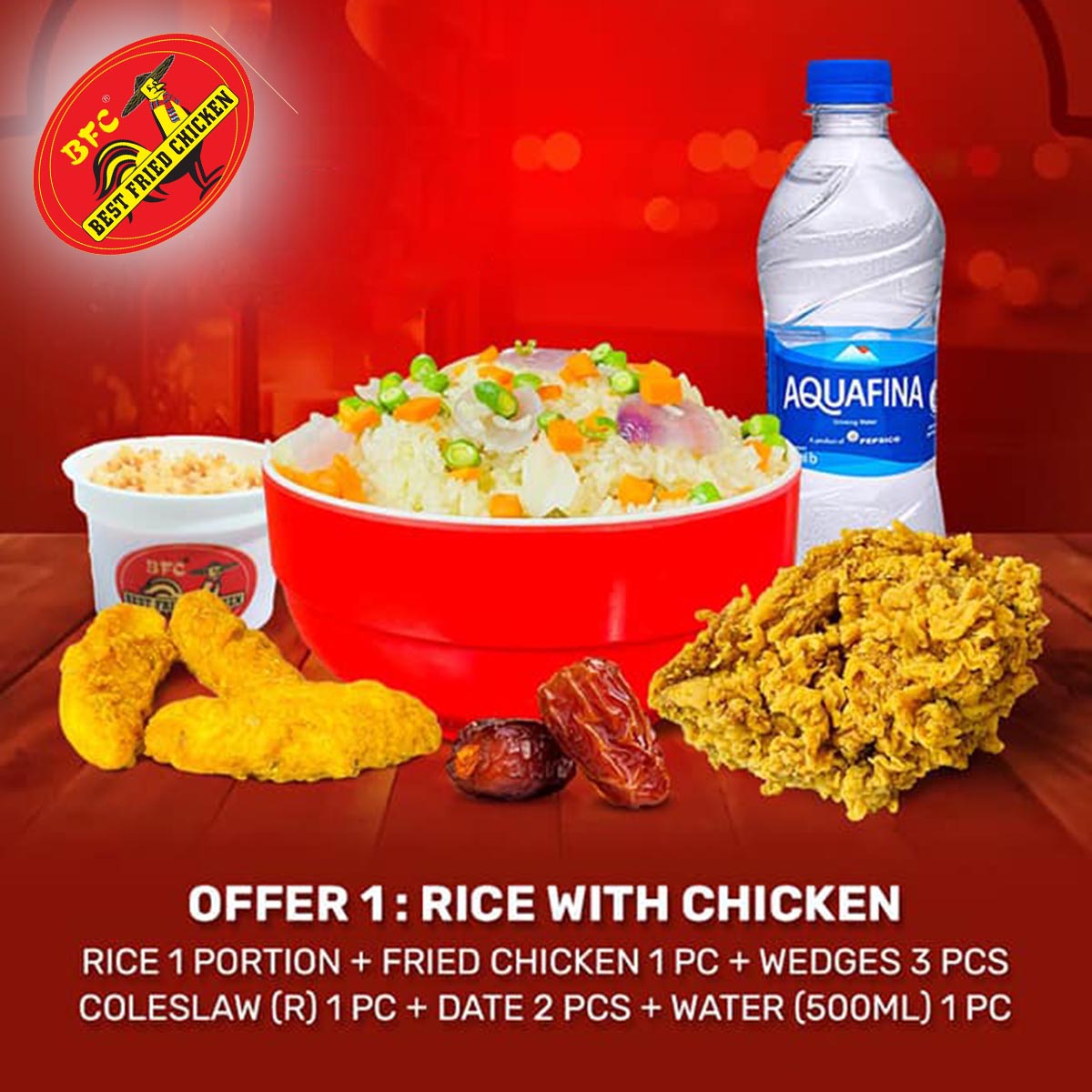 Offer 1A - Rice With Chicken