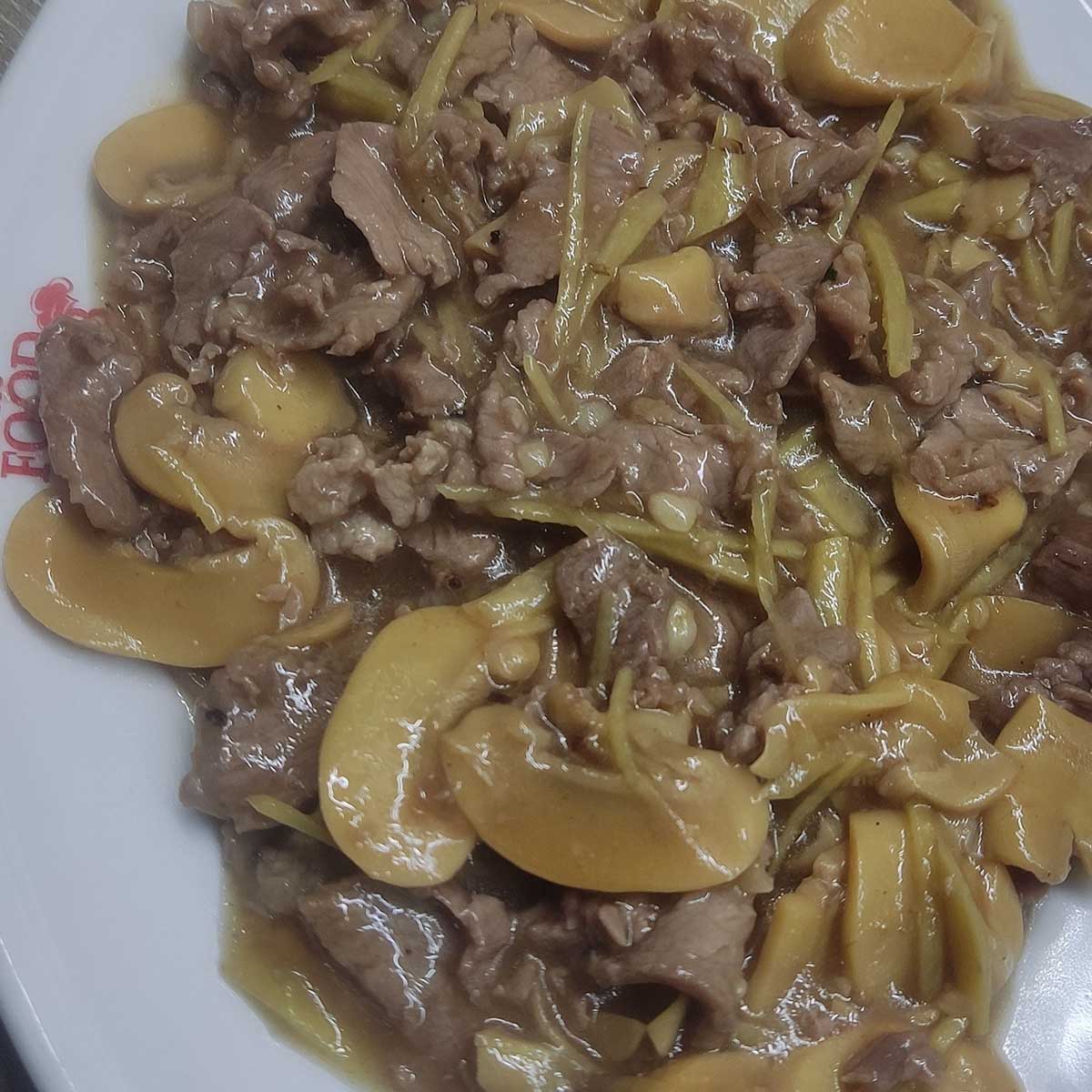 Ginger & Mushroom Beef