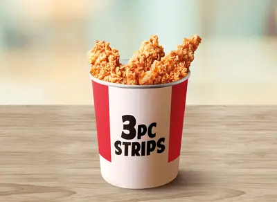 3 pcs Boneless Strips