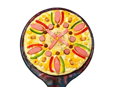 The Everything Chicken Pizza