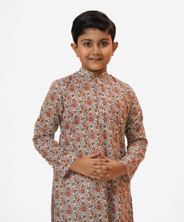 Printed Cotton Panjabi