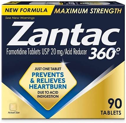Zantac 20mg Digestive Health Tablets - 90ct