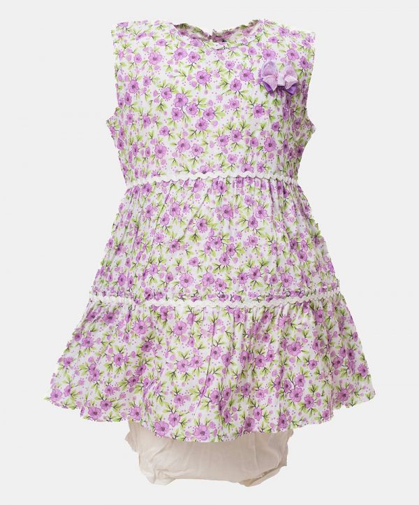 Printed Cotton A-line Frock