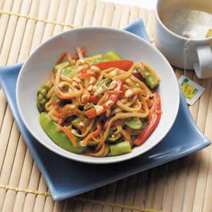 Thai vegetable noodles