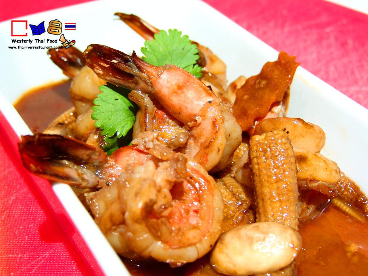 Prawn with baby corn & mushroom