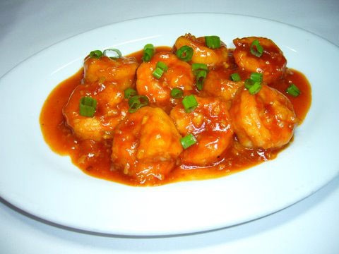 prawn with gerlic sauce