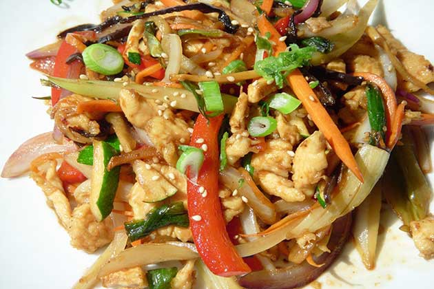 Szechuan salad