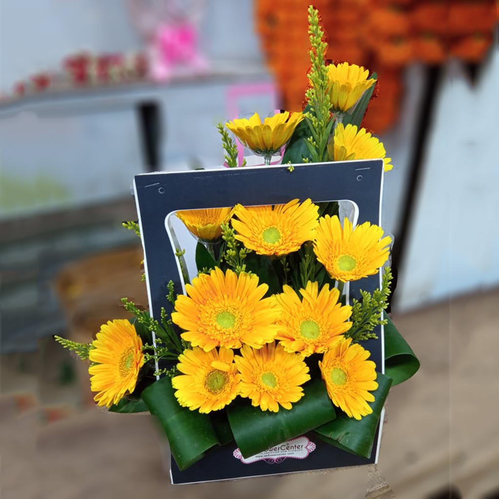 Yellow Gerbera Bouquet