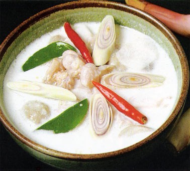 Thai coconut milk soup