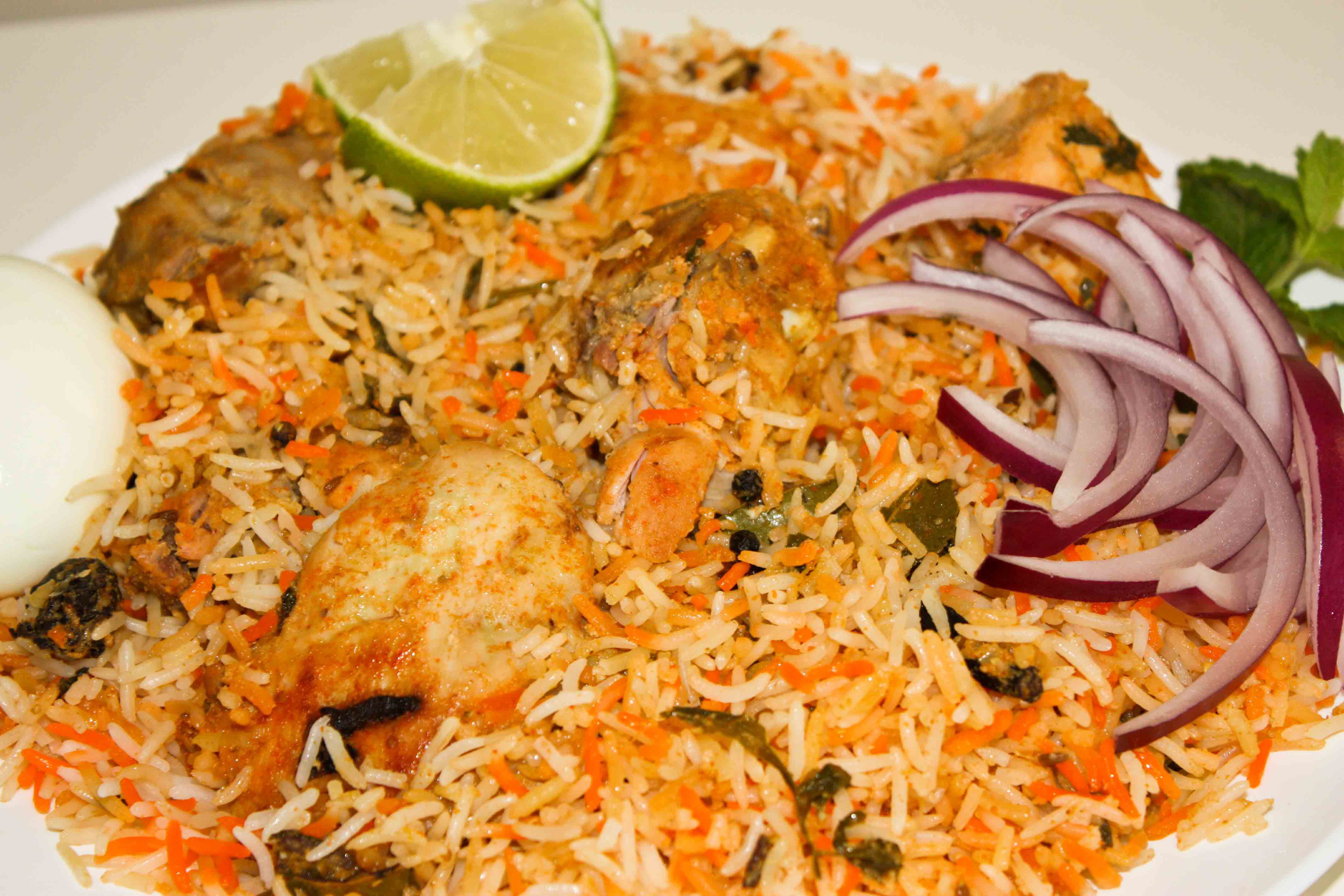 Chicken Hyderabadi biryani