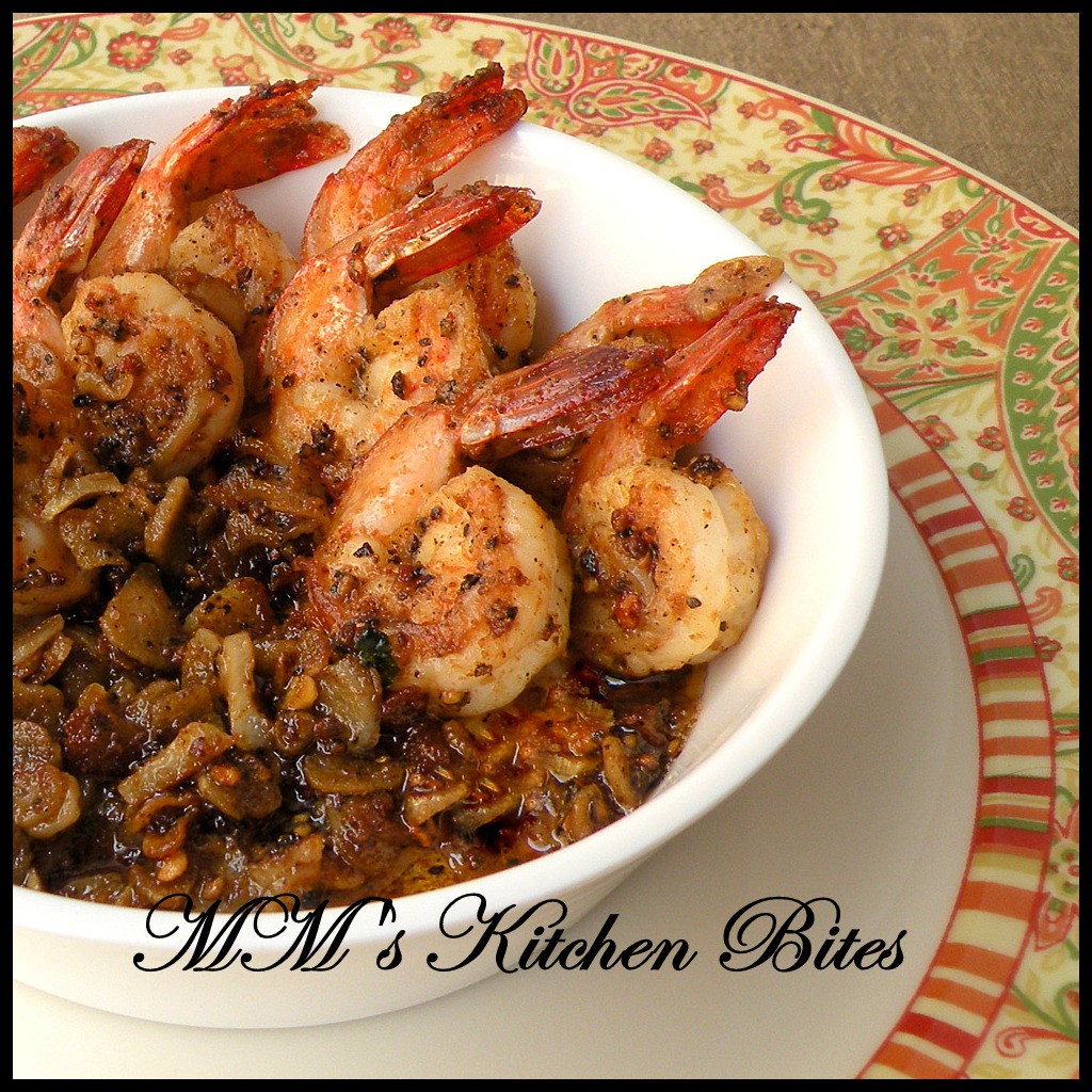Prawn with garlic & pepper