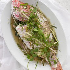 Mandarin fish with lime sauce