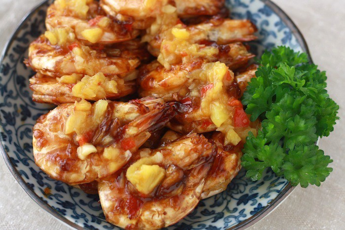 Prawn With Garlic Sauce