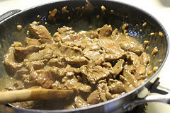 Beef With Mushroom And Oyster Sauce
