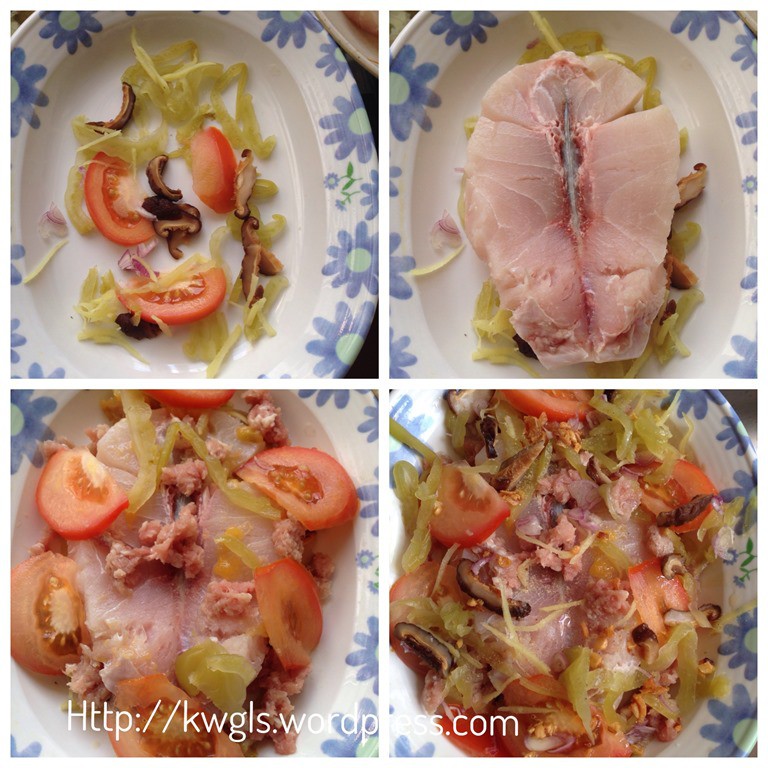 Sliced Steamed Fish With Mushroom And Ginger
