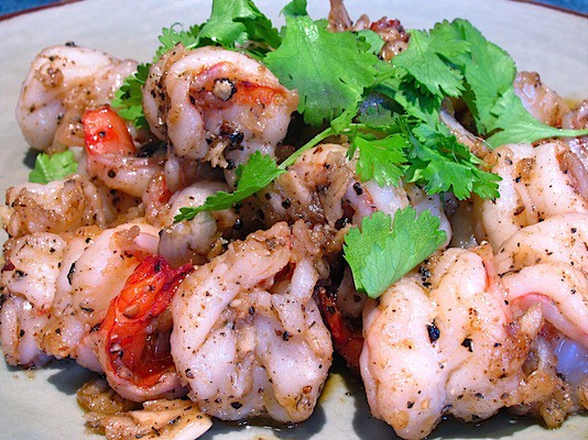 Prawn with Garlic & Pepper