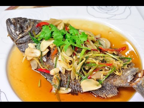 Deep Fried Pomfret with Hot/Lemon Sauce