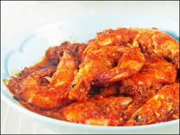 Fried Prawn On Chili Paste