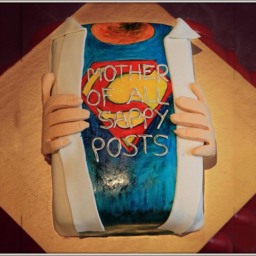 Superman Cake