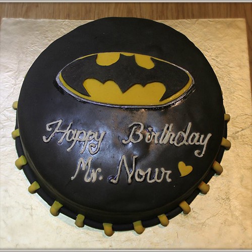 Batman Logo Cake