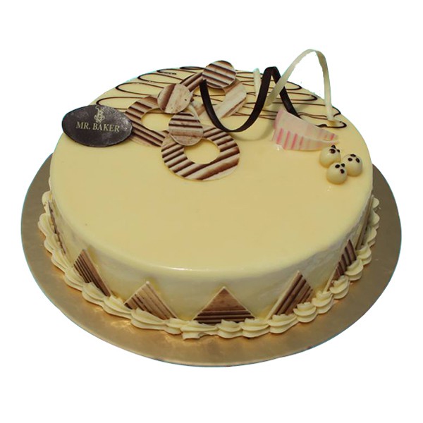 White Ganache Cake