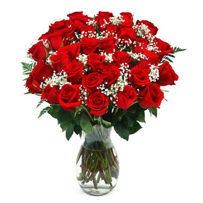 Classy 24Red Roses Bunch