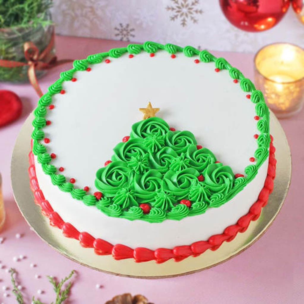 Christmas Tree Cake