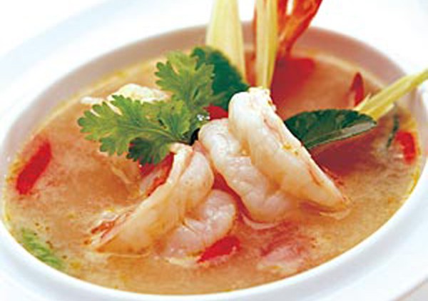 Thai Soup with King Prawn