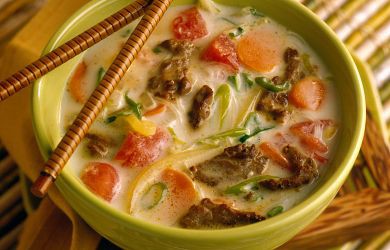 Ginger Beef With Coconut Milk