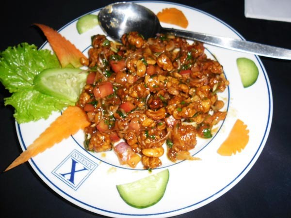 Chicken Prawn Cashewnut Salad