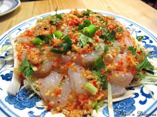 Raw Prawn Salad