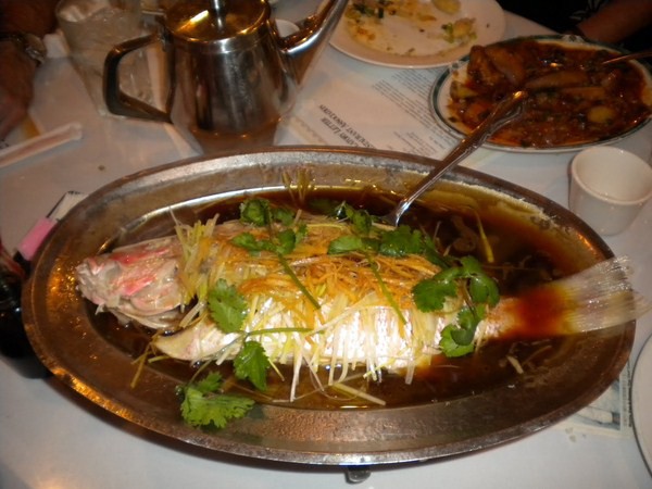 Steamed Red Snapper
