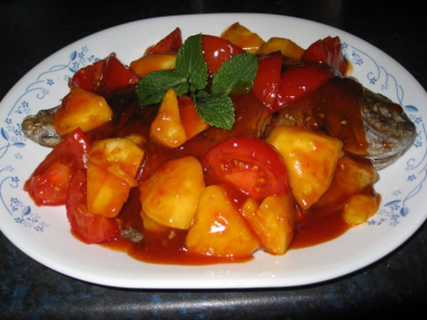 Sweet And Sour Pomfret