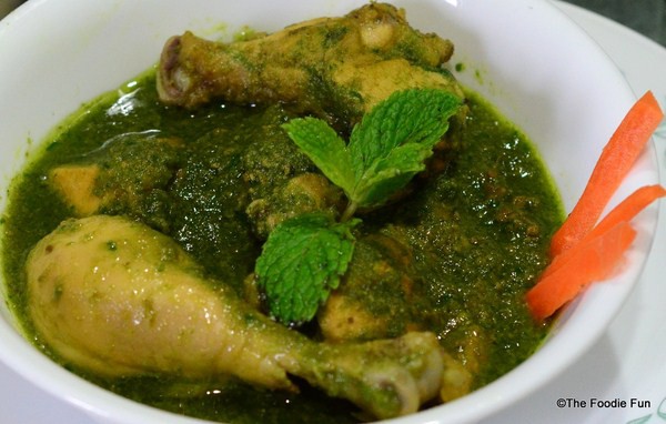 Chicken Green Masala