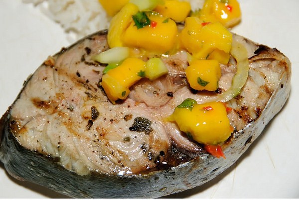 Grilled King Fish Steak