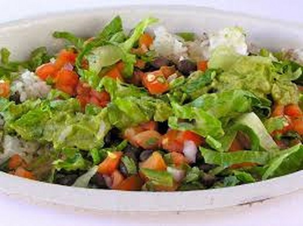 Creamy Chicken Tacos Salad