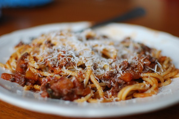 Spaghetti Al Pomodoro E Gamberetti