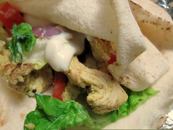 Moroccan Shawarma Sandwich