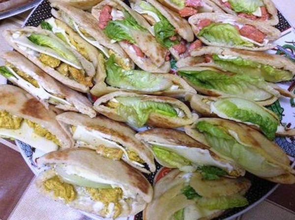 Special Moroccan Shawarma Sandwich