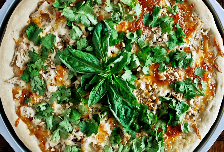 Thai Chicken Pizza 02