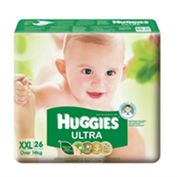Huggies Ultra Diapers XXL (14kg+) 26 Pieces