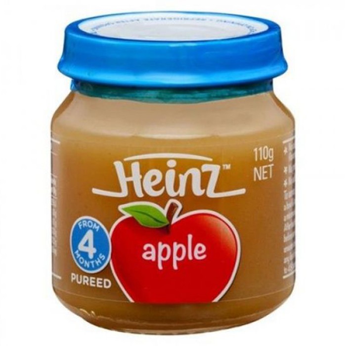 HEINZ PUREED APPLE 110GM