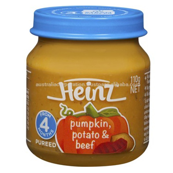 HEINZ PUREED PUMKIN,POTATO&BEEF 110GM