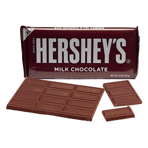 HERSHEYS CREAMY MILK CHOCOLATE BAR 28 GM 1 Order=4 pices