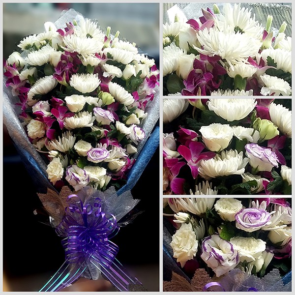 Orchid Mixed Flower Bouquet