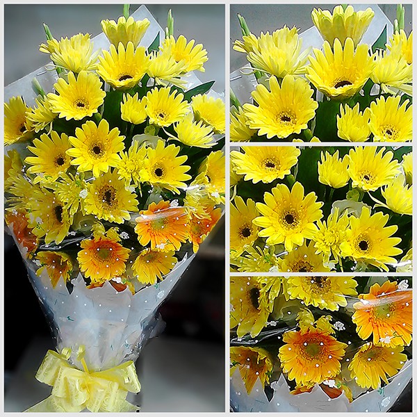 Yellow Gerbera Bouquet