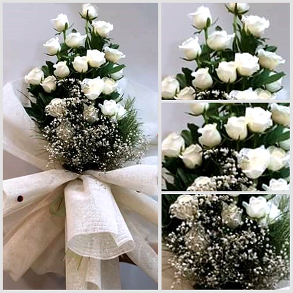 White Rose Bouquet-2