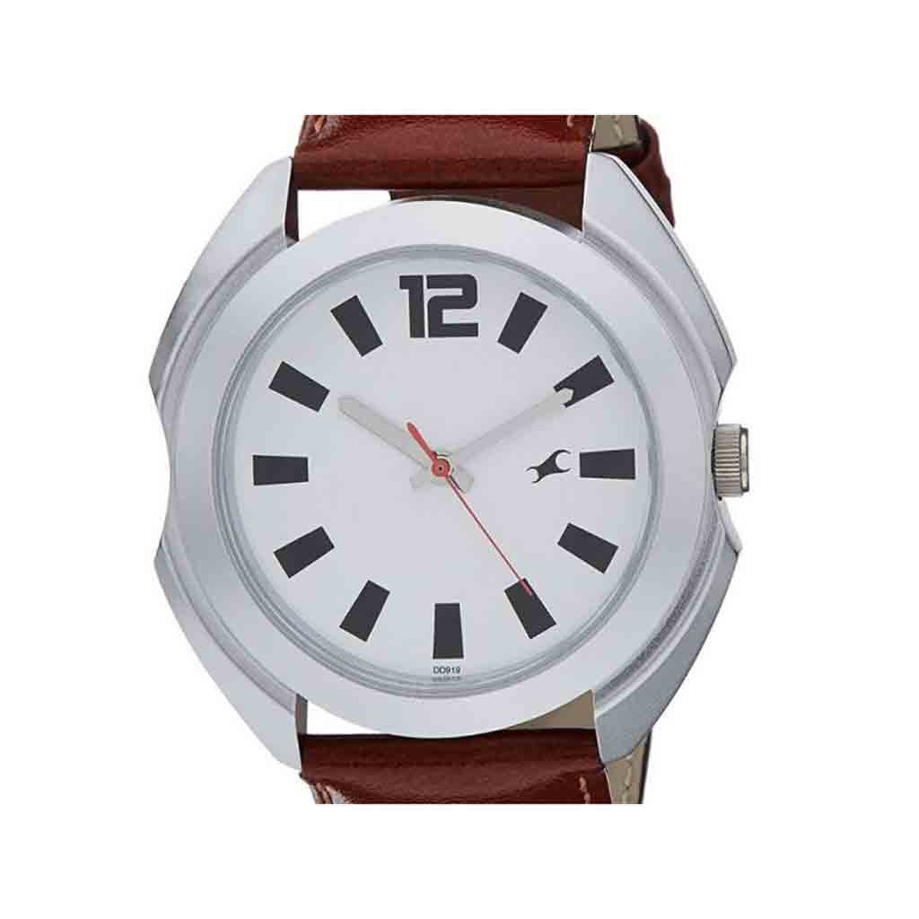 Fastrack Casual Analog Silver Dial Men’s Watch -NK3117SL01
