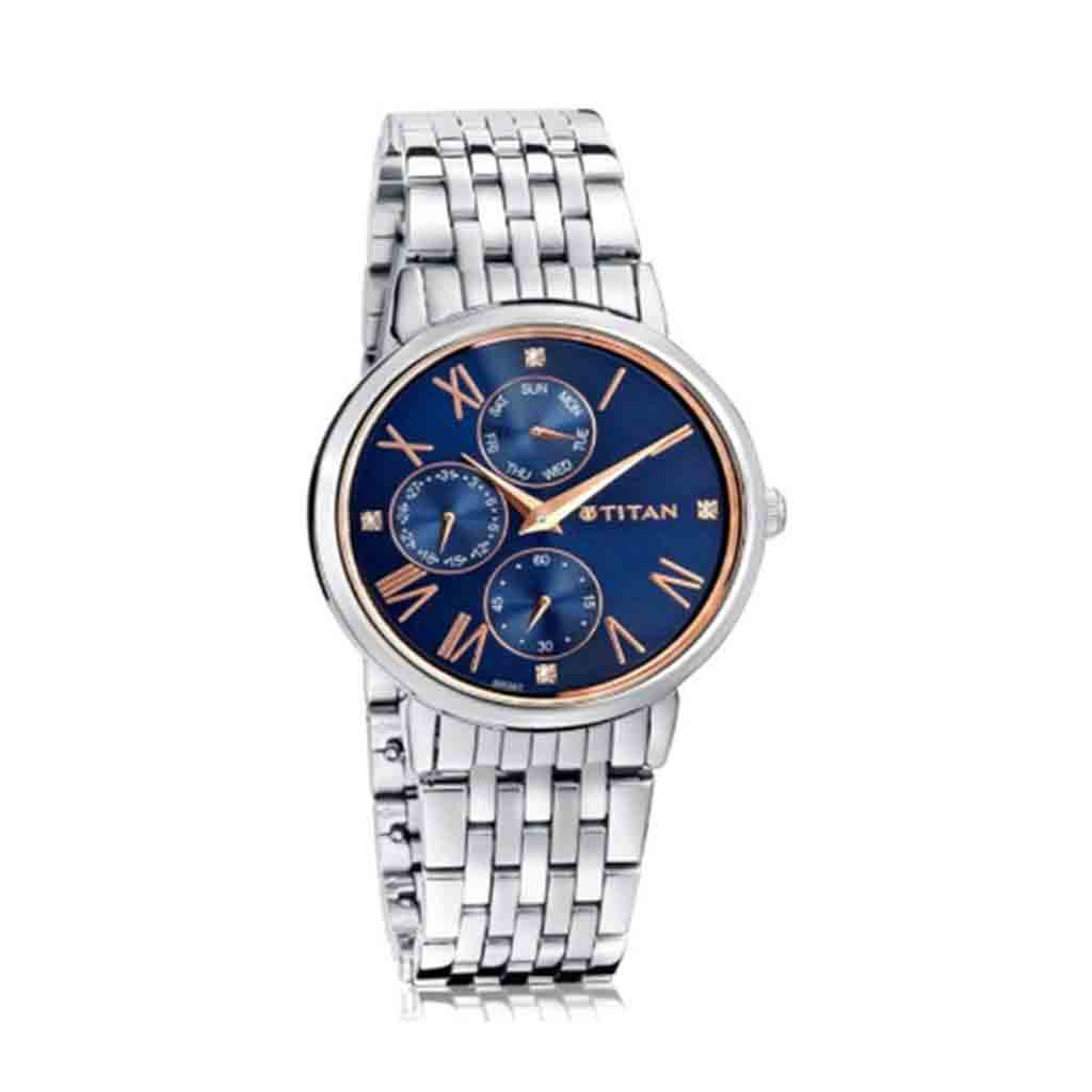 Titan Analog Blue Dial Women’s Watch-2569SM01