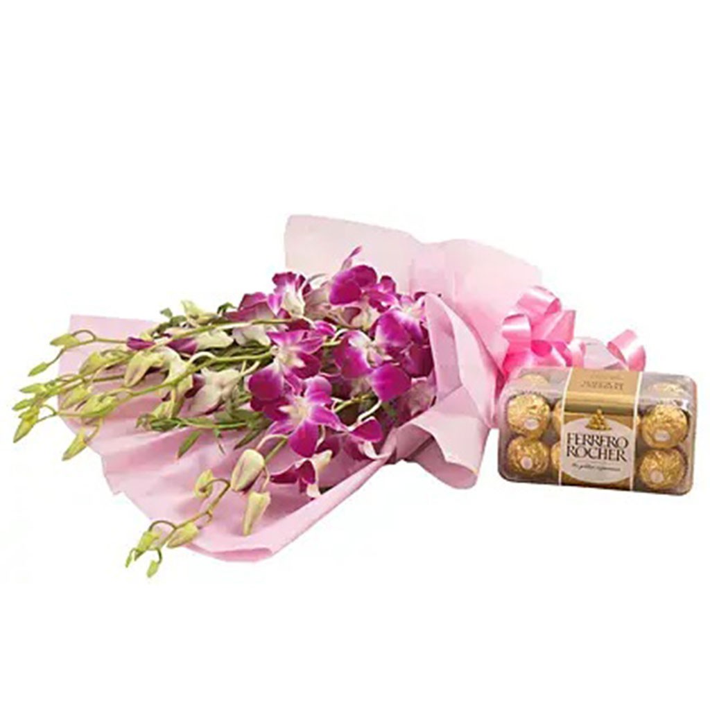 Orchid & Ferrero Rocher